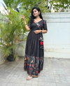 Pc 356 Kalamkari Printed Readymade Gown Wholesale Shop In Surat